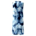 thumbnail image 5 of UPPADA Robe d'Été Sans Manches pour Femmes, Robe Débardeur de Mode pour Femmes, Robe de Plage Décontractée d'Été, Robe Imprimée Teinture sur Nœuds, 5 of 5