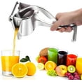 thumbnail image 3 of Fruit Juice Squeezer | Large Aluminum Manual Juicer for Orange, Grape, Lemon, Lime, 3 of 7