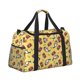 thumbnail image 2 of Balery Pineapples Sharks In Hawaiian Bolsa de Gimnasio para Mujeres, Bolsa de Viaje con Bolsillo Húmedo, Bolsa de Fin de Semana para Mujeres, Bolsa de Viaje Resistente al Agua, 2 of 7