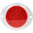 thumbnail image 1 of Grand General 80816 Red 3” Round Reflector with Aluminum Base for Trucks, Towing, Trailers, RVs and Buses, 1 Pack, 1 of 2