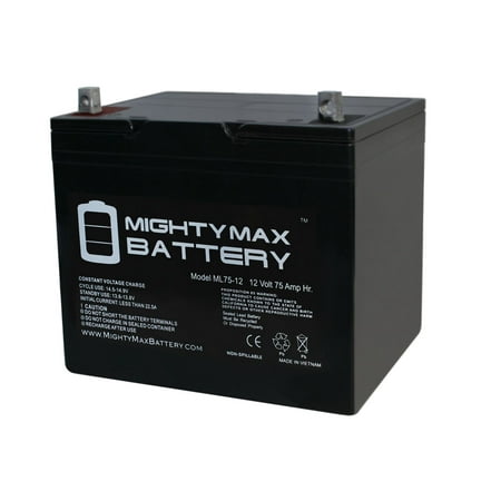 ML75-12 12V 75Ah Battery for Scooter Wheelchair Golf Cart Electric