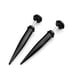 thumbnail image 4 of Pendiente de oreja Hugo Punk Rock Rivet 316L Acero inoxidable negro, 4 of 10