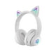 thumbnail image 1 of Auriculares L550 de color rosa para videojuegos, para ordenador, portátil, con sonido envolvente Virtual, Oreja de Gato, bonitos auriculares de dibujos animados para novia y mujer, 1 of 8