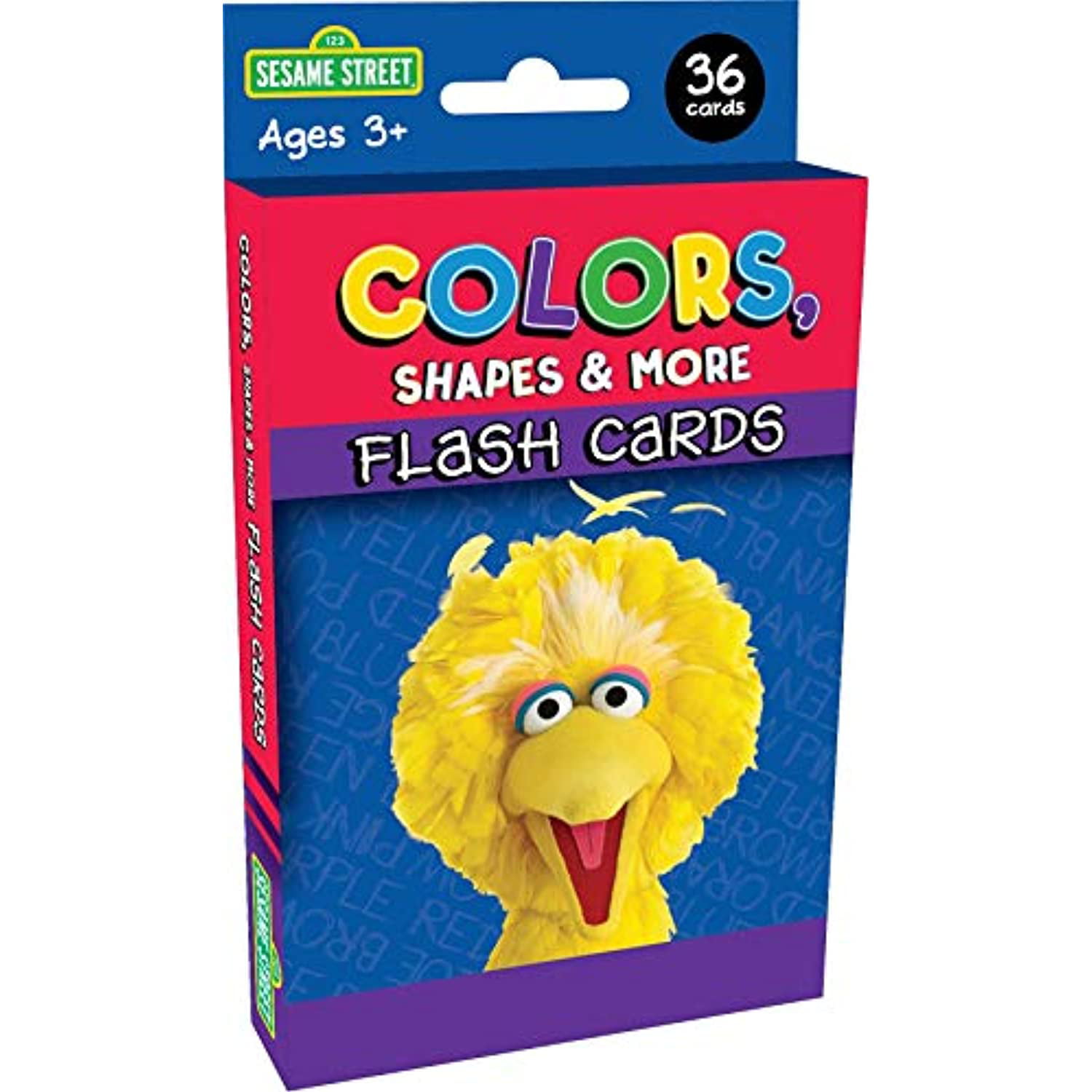 Sesame Street Flash Cards Educational Early Learning Colors Shapes ABCs Numbers 