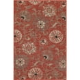 thumbnail image 4 of Unique Loom Outdoor Botanical Collection Area Rug - Fern (4' 1" x 6' 1" Rectangle Terracotta/Ivory), 4 of 9