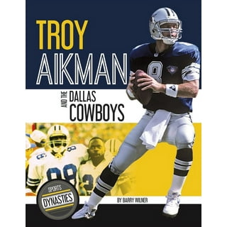 Troy Aikman Dallas Cowboys Men's Black by Midnight Mascot T-Shirt 