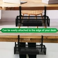 thumbnail image 7 of WHAMVOX  Cable Management Organizer Kit Under-desk Storage Rack, 7 of 7