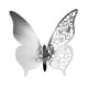 thumbnail image 1 of Billuyoard 50 Uds. Tarjeta de papel para copa de vino, papel cortado con mariposa, número de para fiesta de boda Kits de decoración para fiestas plata, 1 of 6