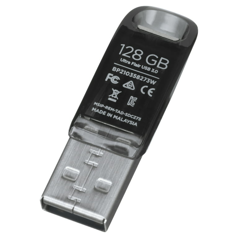 SanDisk Ultra Flair USB 3.0 Flash Drive - SDCZ73-128G-AW46 Walmart.com