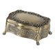 thumbnail image 3 of Caja joyero, joyero con tapa abatible, diseño vintage, decoración para tocador, almacenamiento de joyas de metal, adorno, organizador de joyas, 3 of 9