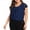 Navy, variant on 2026 Womens Clothing under $5 asdoklhq Womens Plus Size Fashion Womens Plus Size Solid O-Neck Floral Lace Shoulder T-Shirt Tops Blouse