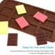 thumbnail image 4 of Molde de chocolate de silicona de 3 piezas, 12 cavidades, chispas de chocolate fáciles de liberar TUNC Sencillez, 4 of 5