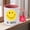 Pink, variant on Happy Smiley Face Be Happy! 11oz Ceramic Coffee Mug with Smiley Face & "Be Happy" Text - Elegant Cup with Smiley Face Design, Non-Slip Base, Ideal For Christmas, Halloween, Easter Gifts, Office Decor
