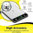 thumbnail image 3 of Mik-Nana Digital Kitchen Scale – 22lb/10kg Stainless Steel Food Scale with LCD Display & Tare, Grams & Ounces, 3 of 3