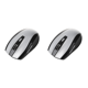 thumbnail image 1 of 2X Raton Inalambrico de Receptor de 2.4G Usb para Pc Portatil , Plata, 1 of 5