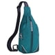 thumbnail image 1 of Mochila de pecho Waterfly pequeña, tipo bandolera, antirrobo para viajes (azul turquesa), 1 of 3