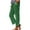 Green, variant on YUANGUANST Womens Dress Pants Women's Striped Design Loose Pocket Casual Pants Office Slacks