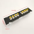 thumbnail image 6 of 8-Port Blank Patch Panel Rack for ST Optical Fiber Wall Mount Ethernet Cable Bar Keystone RJ45 Coupler Module, 6 of 9