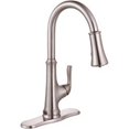thumbnail image 1 of Premier 3558065 Premier Creswell Single-Handle Sensor Pull-Down Kitchen Faucet With Led Light  Brushed Nickel, 1 of 1