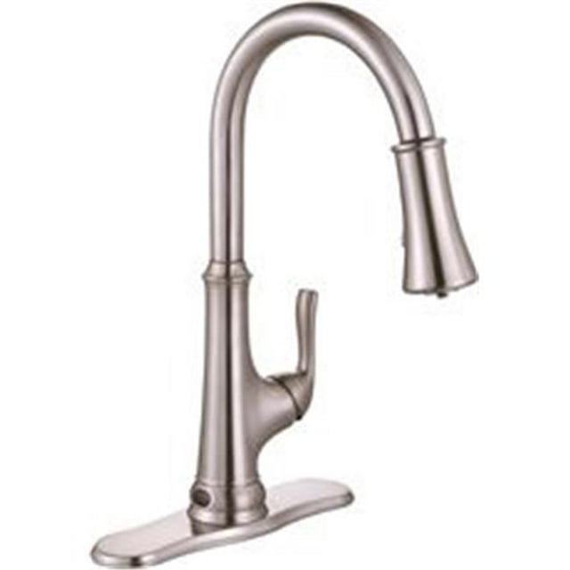 Premier 3558065 Premier Creswell Single-Handle Sensor Pull-Down Kitchen Faucet With Led Light Brushed Nickel