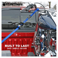 thumbnail image 7 of Heavy Duty Ratchet Tie Down Straps - 5208 Lbs Breaking Strength 1.6'' x 8'' , includes 4 Heavy Duty Ratchet Padded Handles - Coated Deep S-Hook & Carry Bag (Blue), 7 of 7