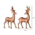 thumbnail image 2 of Vickerman 16.5" Rose Gold Deer Christmas Ornament Set, 2 of 2
