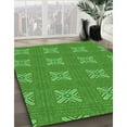 thumbnail image 3 of Ahgly Company Machine Washable Indoor Rectangle Transitional Neon Green Area Rugs, 7' x 10', 3 of 7