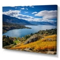 thumbnail image 2 of Designart "Serenity in Canada s Okanagan Region I" Landscapes Wall Art Living Room, 2 of 5