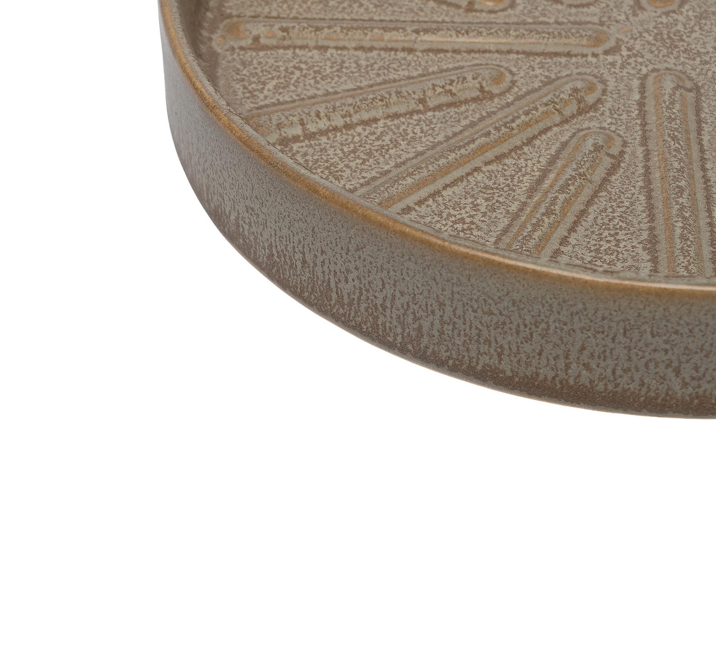 Better Homes & Gardens 8 inch Gray Ceramic Planter Saucer