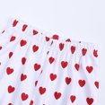 thumbnail image 5 of Odeerbi 3-14 Years Kids Girls Valentines Day Outfits Love Print Cotton Long Sleeve Raglan Shirts Pants Two-piece Set Casual Loungewear Kids Girls Clothes, 5 of 9