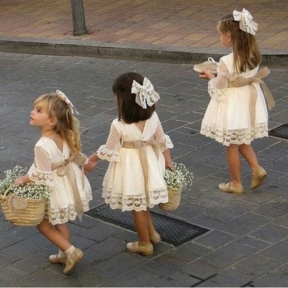 all white dress for kids