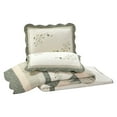 thumbnail image 6 of Modern Heirloom Harper Embroidered Pieced Single Pillow Sham, Green, King Size, 6 of 7