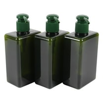 Raindrops Green Soap Dispenser Bottle with Press Pump Design 280ml PETG Material for Bathroom Kitchen Use