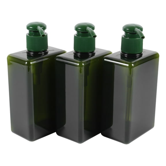 Raindrops Green Soap Dispenser Bottle with Press Pump Design 280ml PETG Material for Bathroom Kitchen Use