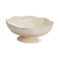thumbnail image 1 of jifeng Fruit Bowl Decorative Tray for Kitchen Counter for Dining Table Home Dessert Cream White, 1 of 9