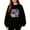 Black, variant on Fiaer Women 90's Oversized Sweatshirt 90s Outfit Shirt I Love the 90s Tshirt for Girls Birthday Party Long Sleeve Tops Black XXL