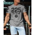 thumbnail image 3 of Gymish 225 Club Men’s Workout T-Shirt – Funny Gym Shirt, Lifting Tee, Deadlift Fitness & Bodybuilding Top, 3 of 6