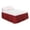 Red, variant on ZZkhGO Solid-Color Elastic Bed Skirt, Elastic Embedded Wrap-Around Design, Bed Base Cover with Soft Fabric, Dust-Proof Under-Bed Storage Concealer for Home Hotel, White