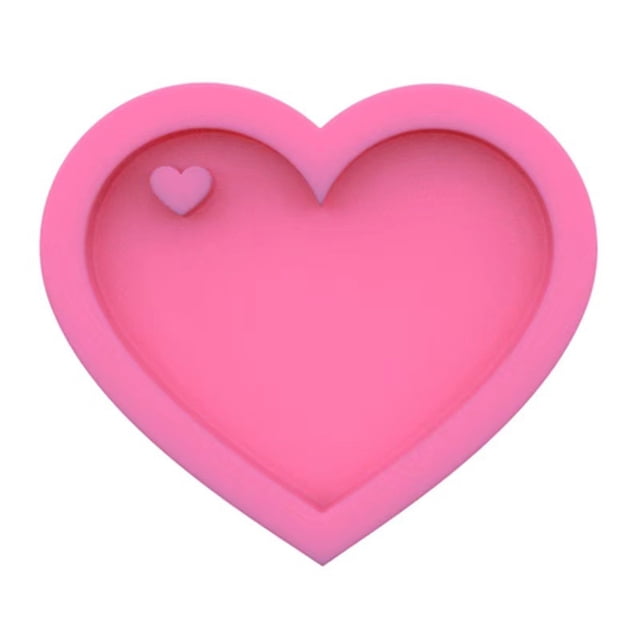 Moldes de epoxi de fundición de silicona para copa de vino, corazón de amor, colgante de resina artesanal, llavero, herramientas de joyería, molde Uv epoxi hecho a mano JM