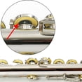 thumbnail image 3 of MYG 16/17 Hole CKey Open Hole Flute Button Sound Hole Flute Pads Casing Button Mat, 3 of 9