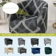 thumbnail image 4 of Willstar Housses de Fauteuils, Housse de Canapé en Fibre de Polyester, Housse Extensible Amovible et Lavable pour Salon, Bureau, Réception, 4 of 8