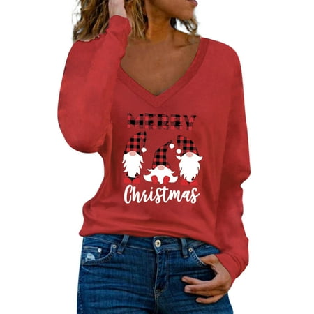 

ketyyh-chn99 Brown T Shirt Women s Basic Long Sleeve T Shirts Crewneck Slim Fit Spandex Tops Plain Layer Underscrub Tees