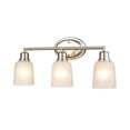 thumbnail image 3 of 2803-BN Millennium Lighting Amberle - 3 Light Bath Vanity-10 Inch Tall and 22 Inch Wide, 3 of 5