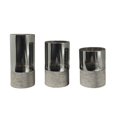 thumbnail image 1 of Mainstays Grey Rechargeable Flameless LED Pillar Candles,Various Sizes,3 pack, 1 of 6