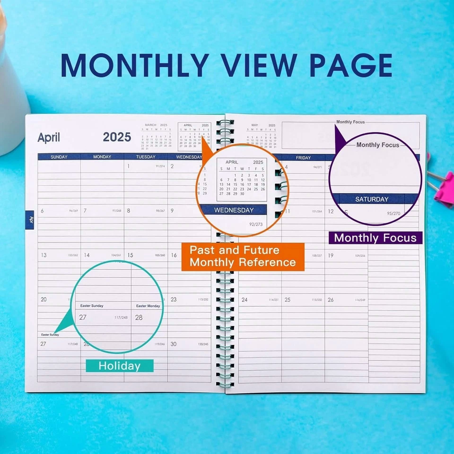 2024 Calendar Planner: July 2024-December 2025 Calendar Planner 2024-2025, 7.6"X