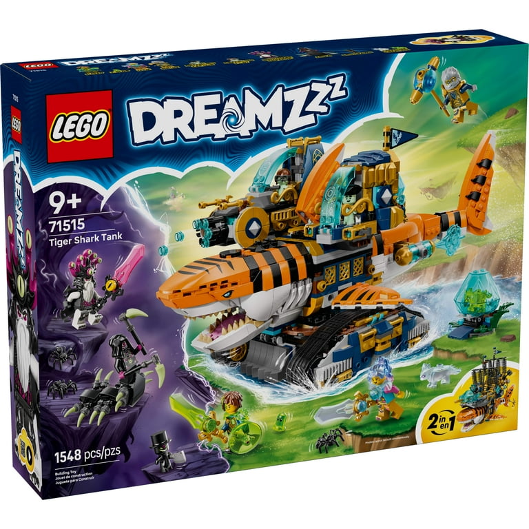 LEGO DREAMZzz Tiger Shark Tank Building Toy for Boys & Girls