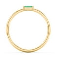 thumbnail image 3 of East-West Stackable Baguette Birthstone Ring - Emerald (May), 3 of 5