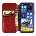 thumbnail image 5 of Case for iPhone 11 Pro Max Flip Cover Wallet Flip Cover Magnetic Protective - Red, 5 of 5