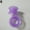 Purple, variant on 2 Pcs Soft Silicone Ear Flesh Tunnels Plug Stretcher Piercing Gauge Earrings Silicone Purple