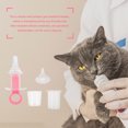 thumbnail image 3 of EeaseMX 1 juego de comedero para perros, gatos, cachorros, agua y medicamentos, herramienta para mascotas., 3 of 7